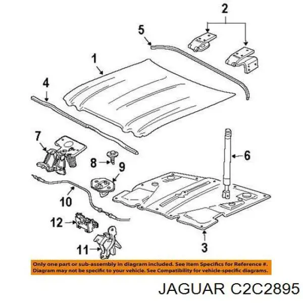 Амортизатор капота газовий Lesjofors 8041403 ціна, від 21.47 USD