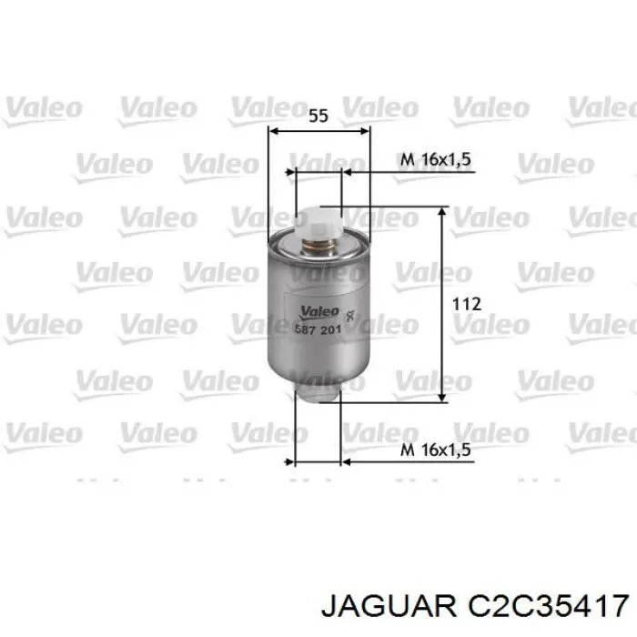 Паливний фільтр C2C35417 Jaguar