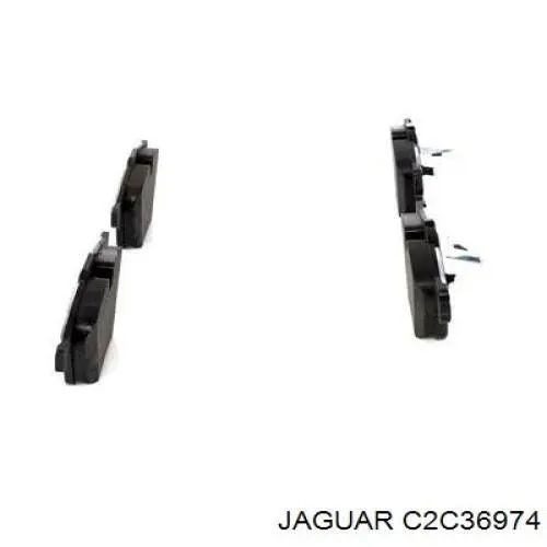 C2C36974 Jaguar Передні гальмівні колодки