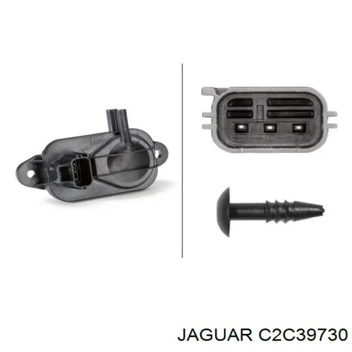 Купити C2C39730 Jaguar Датчик тиску вихлопних газів