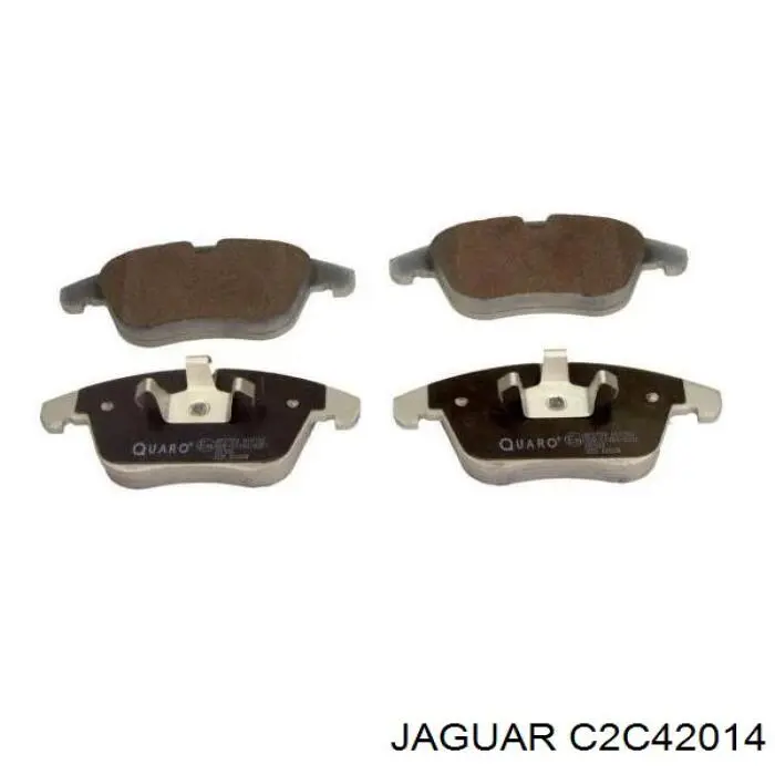 Колодки гальмівні передні, дискові C2C42014 Jaguar