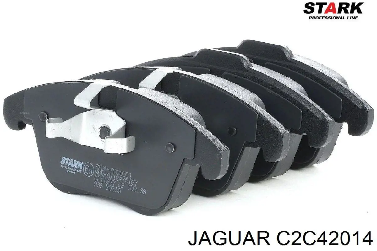 Купити C2C42014 Jaguar Колодки гальмівні передні, дискові