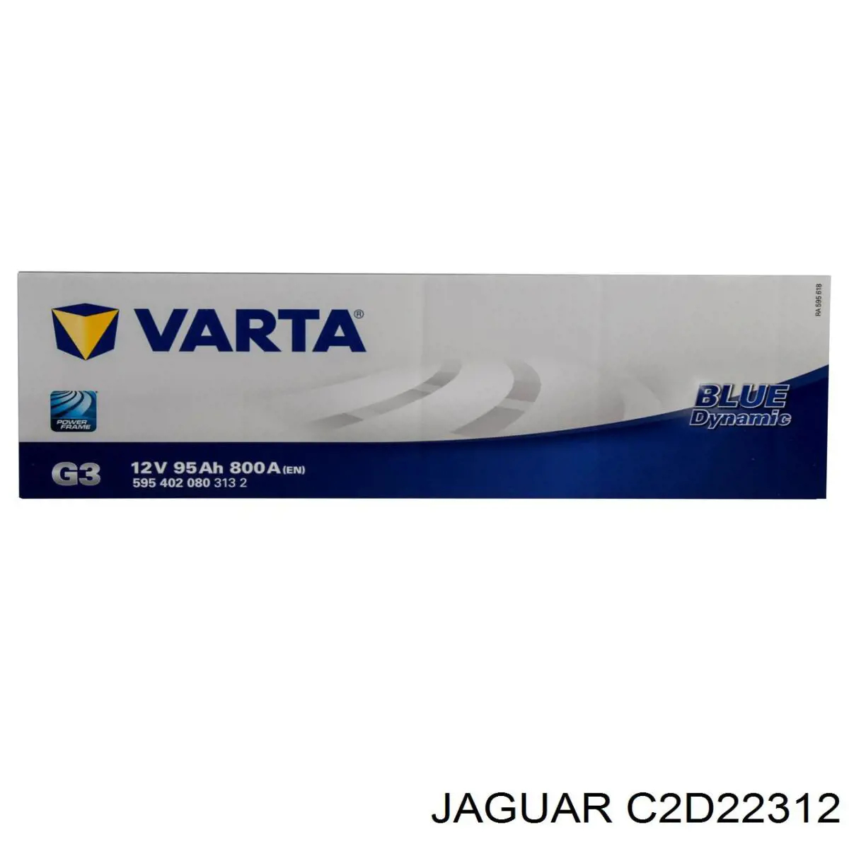 Купити C2D22312 Jaguar Автомобільна батарея