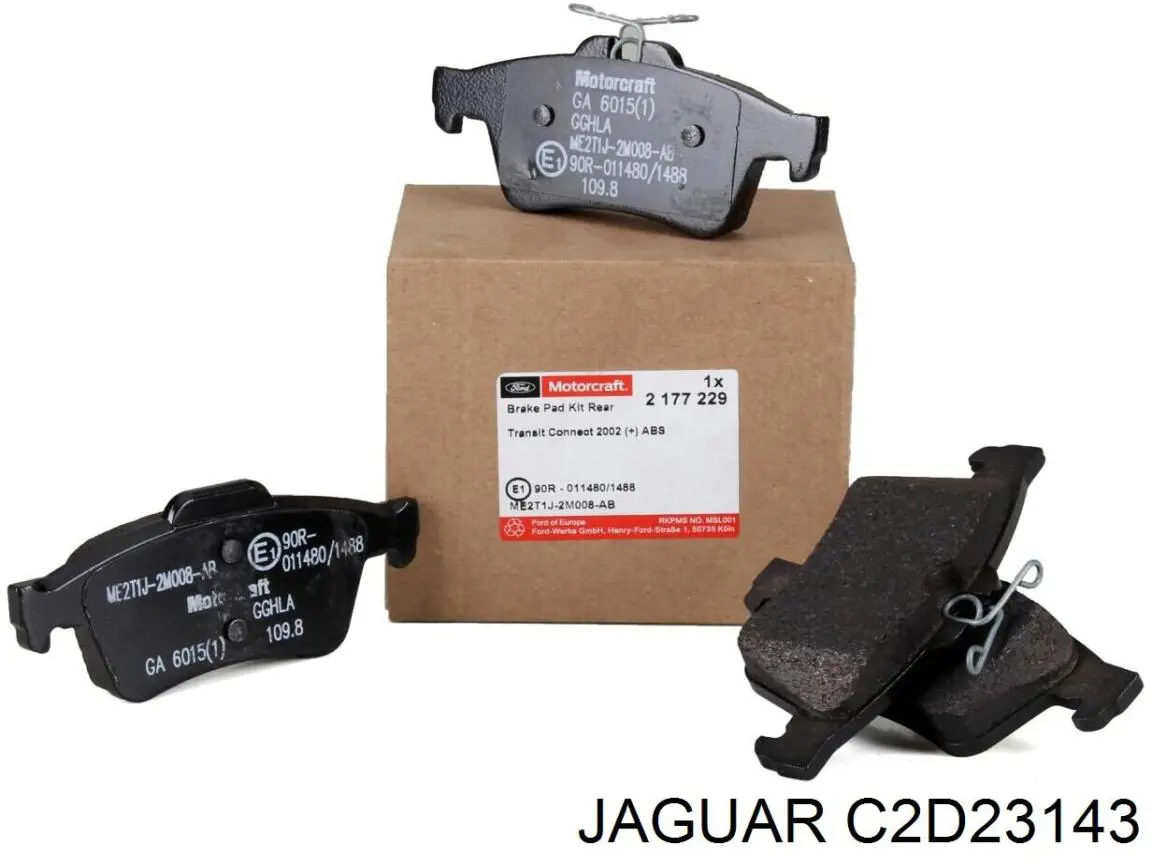 Задні гальмівні колодки Jaguar C2D23143 ціна, від 22.00 USD