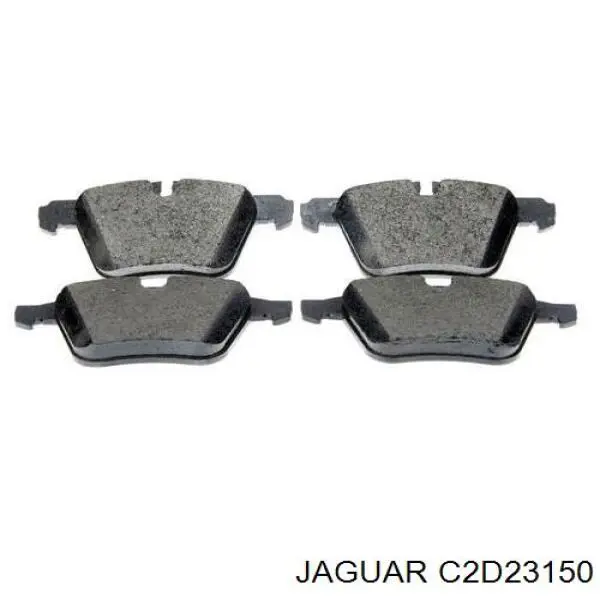 C2D23150 Jaguar Передні гальмівні колодки