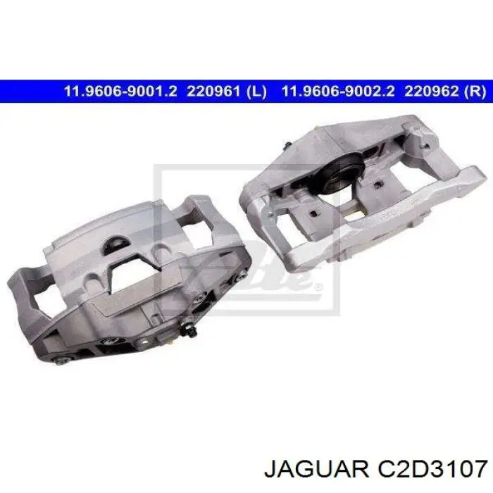 Супорт гальмівний передній лівий C2D3107 Jaguar