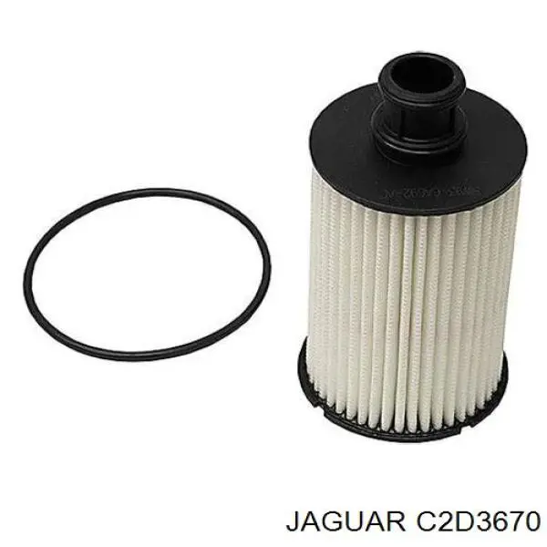 C2D3670 Jaguar фільтр масляний