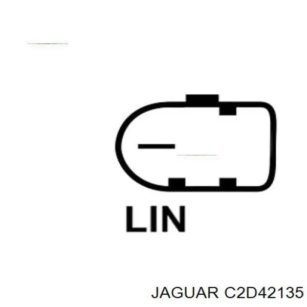 Генератор Jaguar C2D42135 ціна, від 164.70 USD