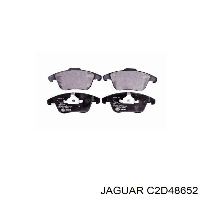Гальмівні колодки Jaguar C2D48652 ціна, від 32.15 USD