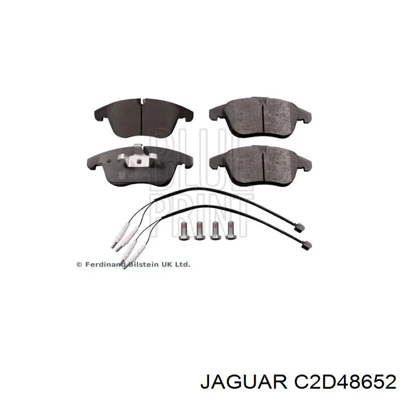 C2D48652 Jaguar Передні гальмівні колодки