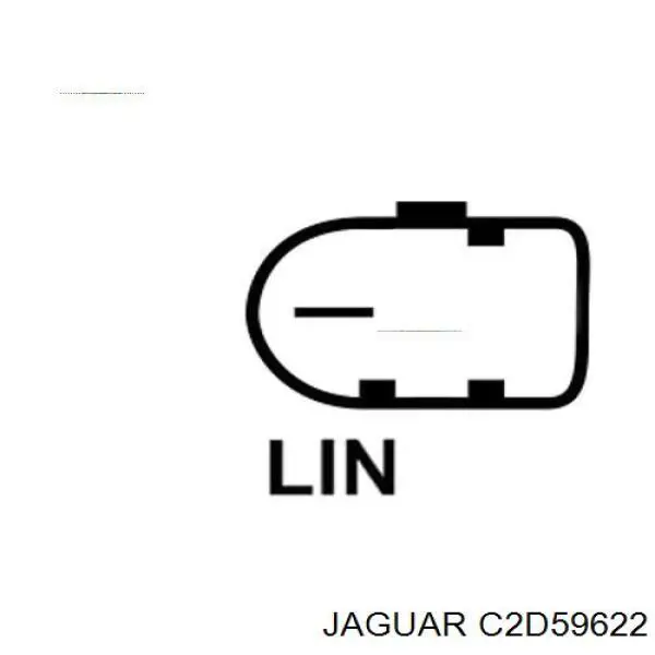 Генератор Jaguar C2D59622 ціна, від 206.52 USD