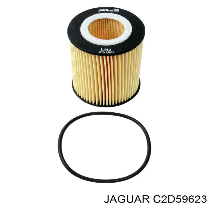 Масляний фільтр двигуна Jaguar C2D59623 ціна, від 10.68 USD