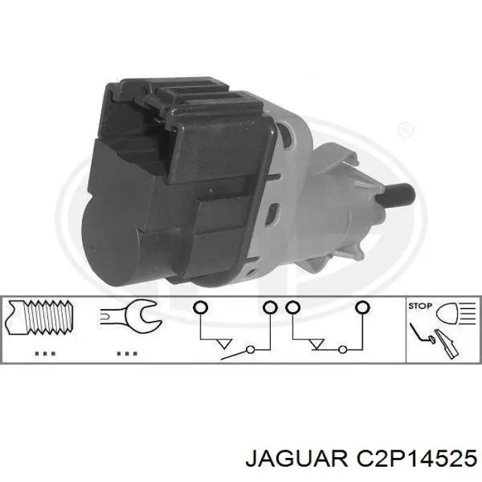 C2P14525 Jaguar датчик включення стопсигналу