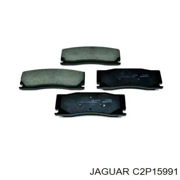 Передні тормозні колодки C2P15991 Jaguar