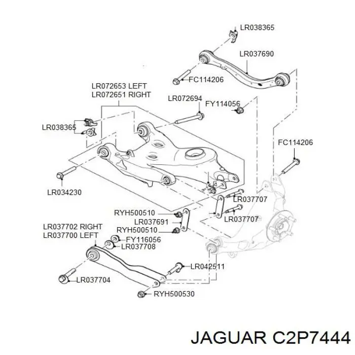  Jaguar C2P7444 ціна, від 3.94 USD