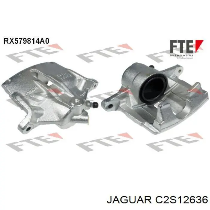 Супорт гальмівний, передній, правий Jaguar C2S12636