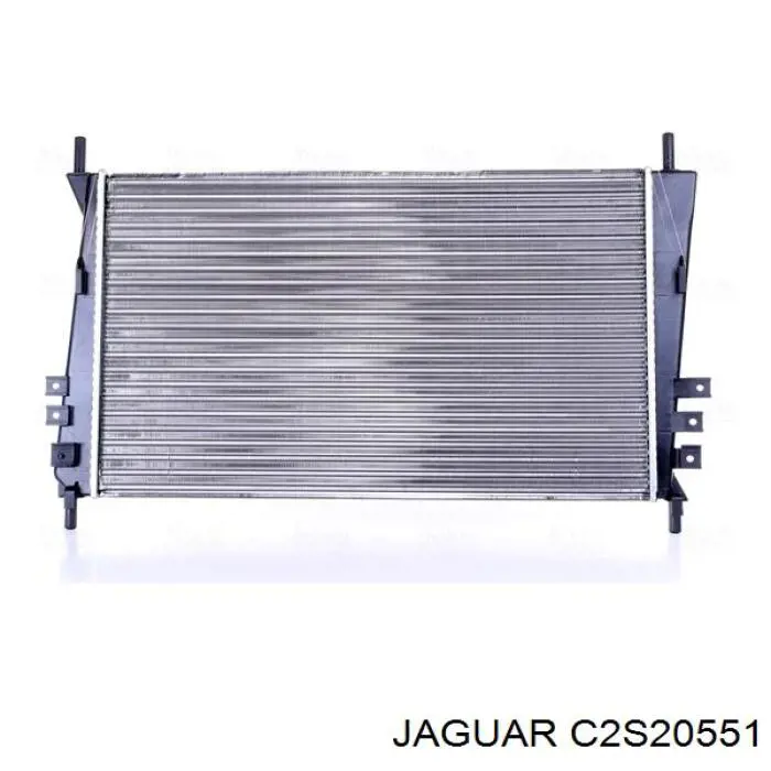 C2S20551 Jaguar Радіатор охолодження двигуна