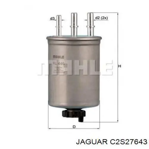 Фільтр тонкого очищення палива Jaguar C2S27643 ціна, від 15.10 USD
