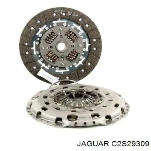 Купити C2S29309 Jaguar Комплект зчеплення (диск, корзина, підшипник)