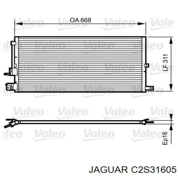 C2S31605 Jaguar Конденсатор