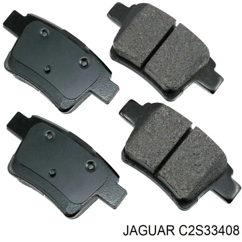 Задні гальмівні колодки C2S33408 Jaguar