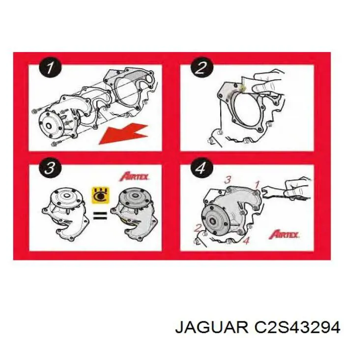 C2S43294 Jaguar Насос охолодження