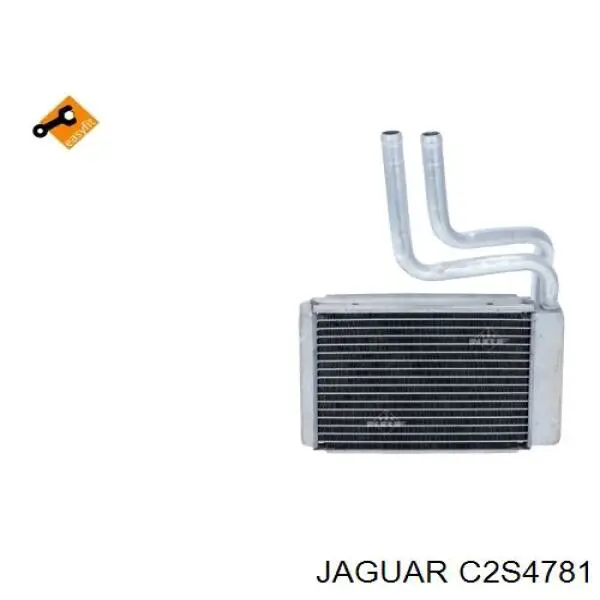 C2S4781 Jaguar радіатор пічки (обігрівача)