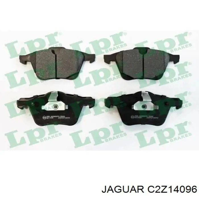 Купити C2Z14096 Jaguar Колодки гальмівні передні, дискові