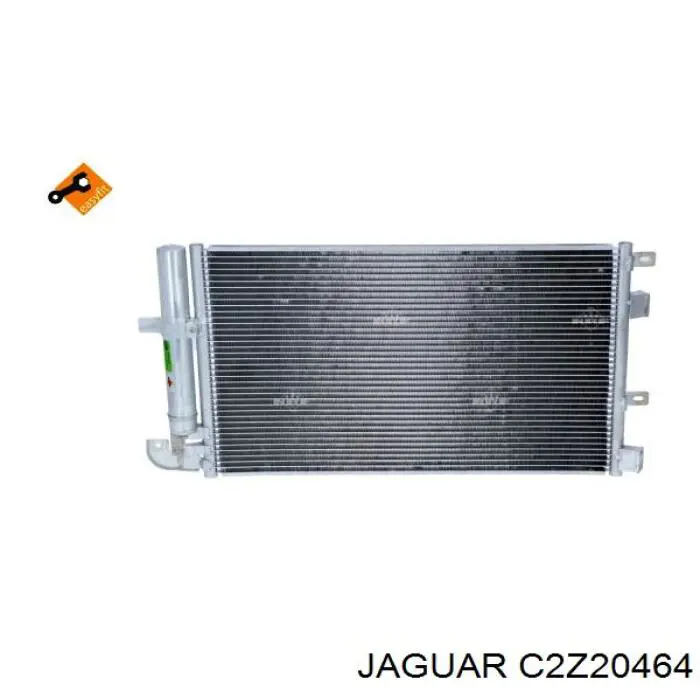 Купити C2Z20464 Jaguar Радіатор системи охолодження кондиціонера