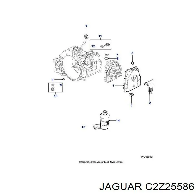  Jaguar C2Z25586 ціна, від 175.79 USD