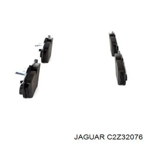 C2Z32076 Jaguar Передні гальмівні колодки