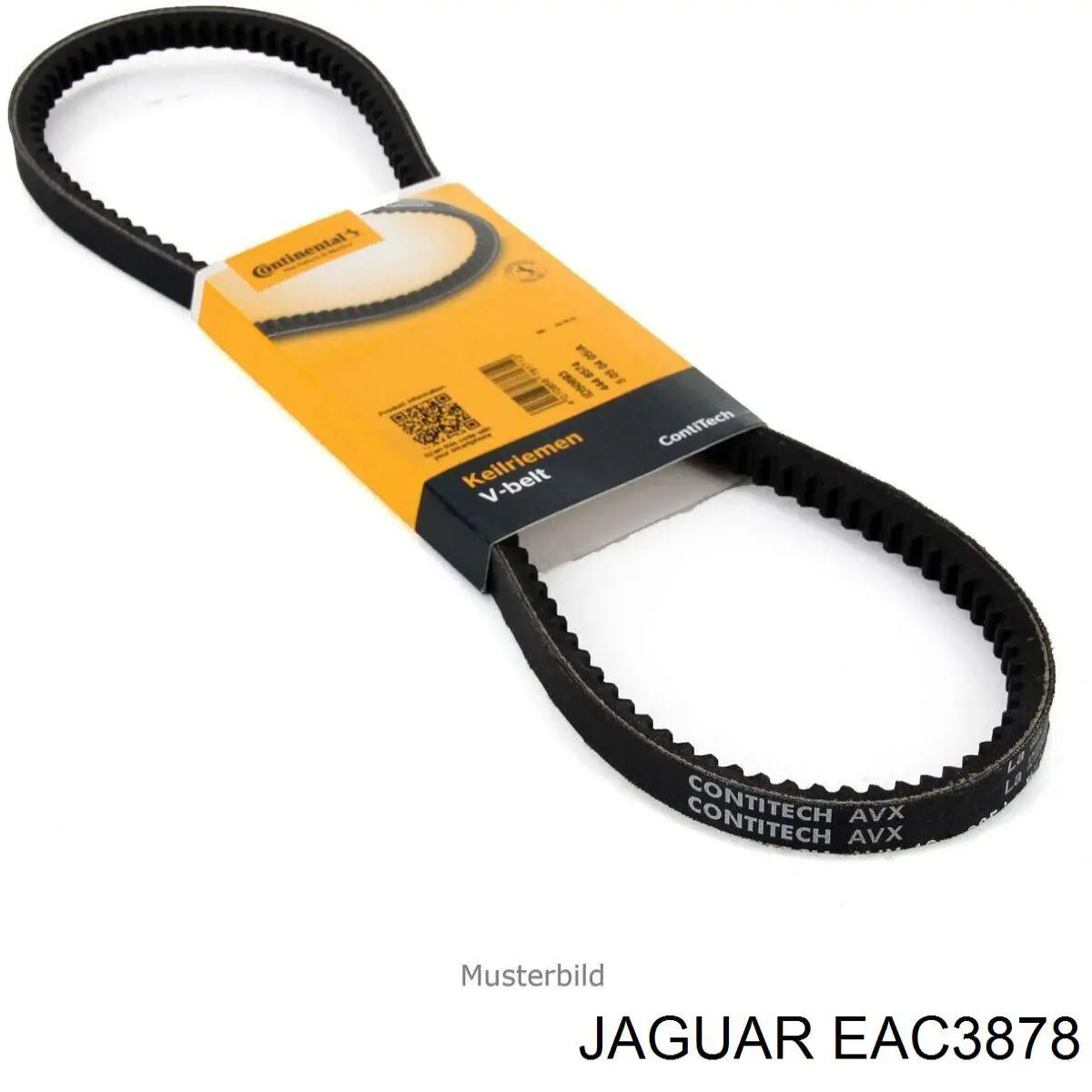 EAC3878 Jaguar ремінь приводний, агрегатів