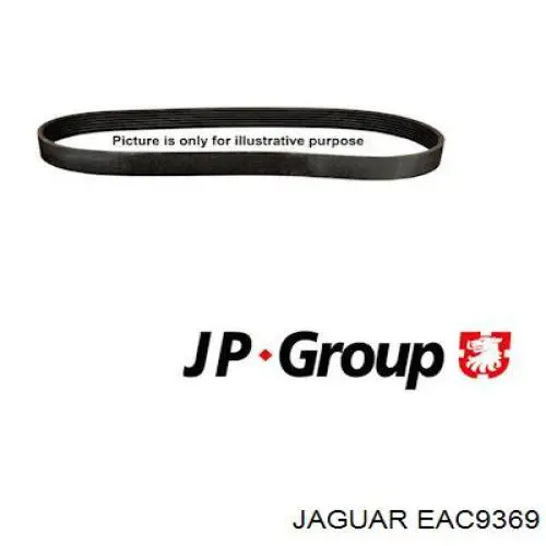 EAC9369 Jaguar ремінь приводний, агрегатів