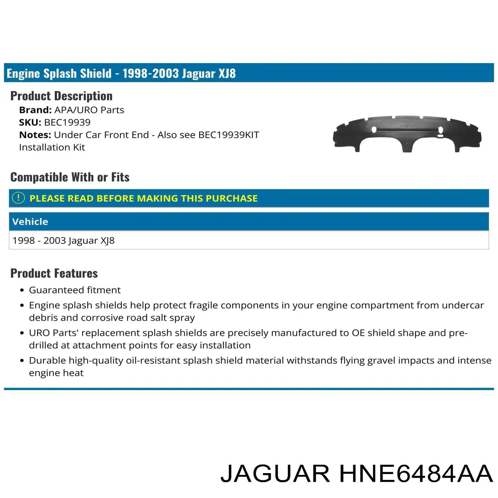  HNE6484AA Jaguar