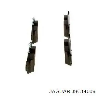 Задні гальмівні колодки J9C14009 Jaguar