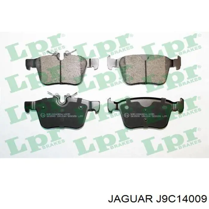 Задні гальмівні колодки Jaguar J9C14009 ціна, від 36.49 USD