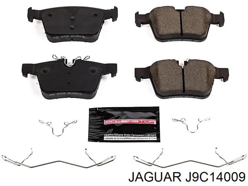 Купити J9C14009 Jaguar Задні колодки