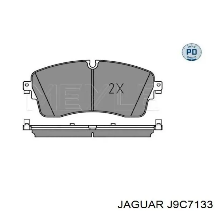 J9C7133 Jaguar Передні гальмівні колодки