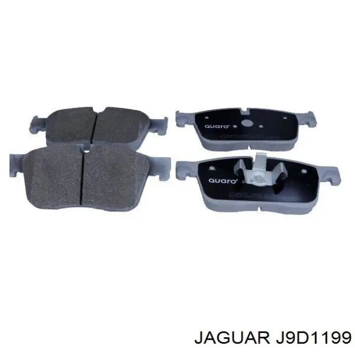 J9D1199 Jaguar колодки гальмівні передні, дискові