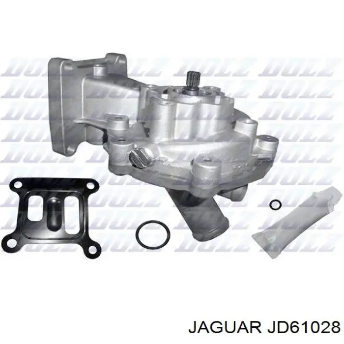 Помпа водяна (насос) охолодження, в зборі з корпусом JD61028 Jaguar