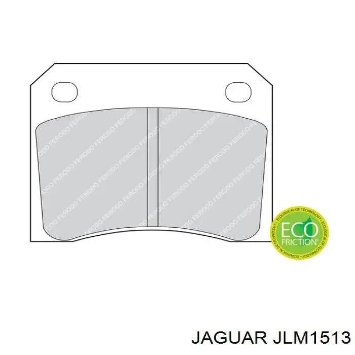 Колодки гальмові задні, дискові JLM1513 Jaguar