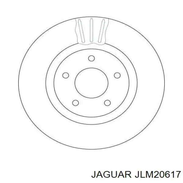 Купити JLM20617 Jaguar Ротор гальмівний