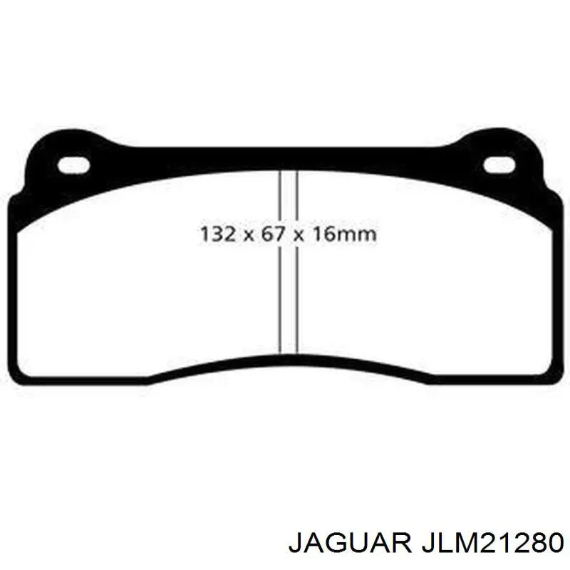 Купити JLM21280 Jaguar Колодки гальмівні передні, дискові