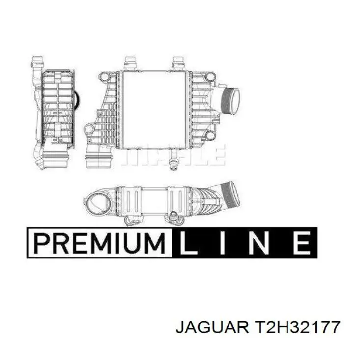 Купити TLX1026 Jaguar Радіатор интеркуллера