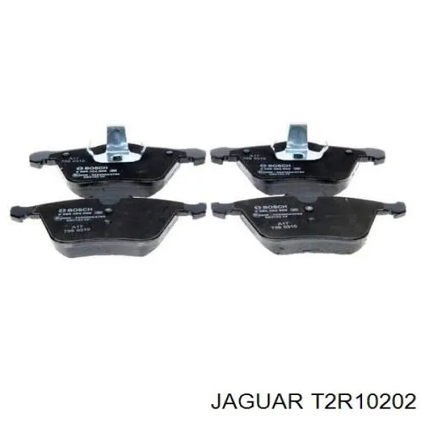 Передні тормозні колодки T2R10202 Jaguar