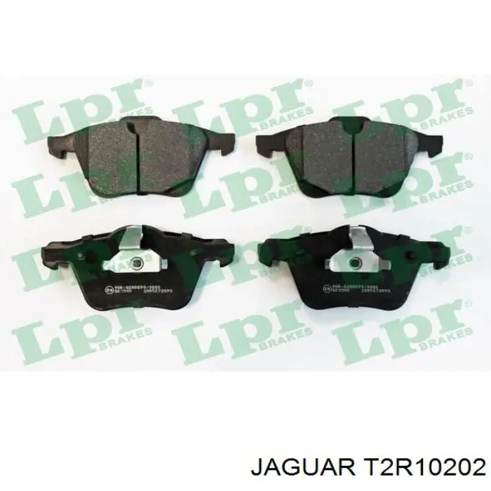T2R10202 Jaguar Передні гальмівні колодки