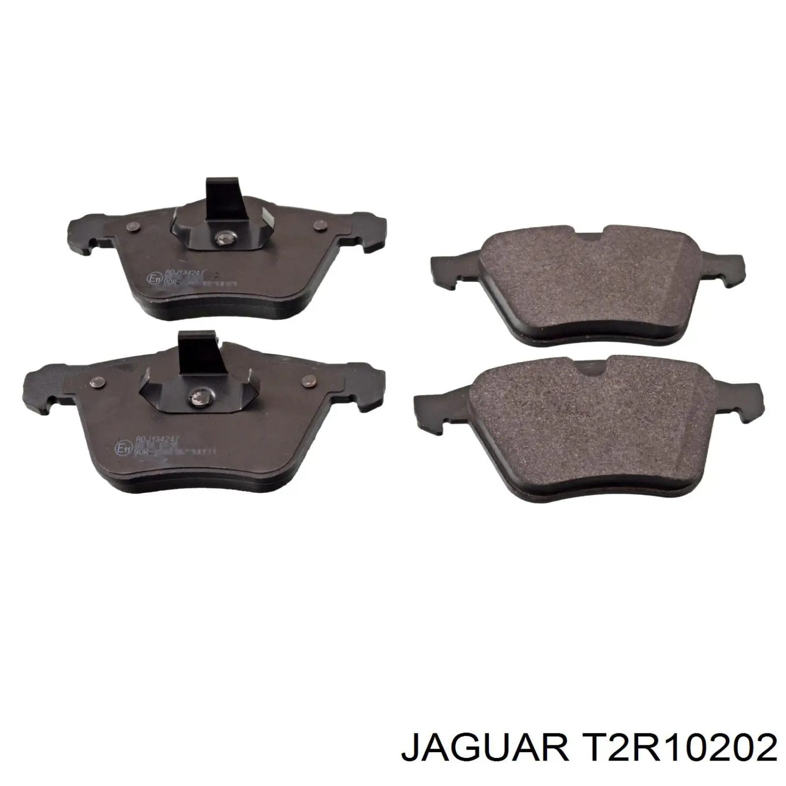 Купити T2R10202 Jaguar Колодки гальмівні передні, дискові