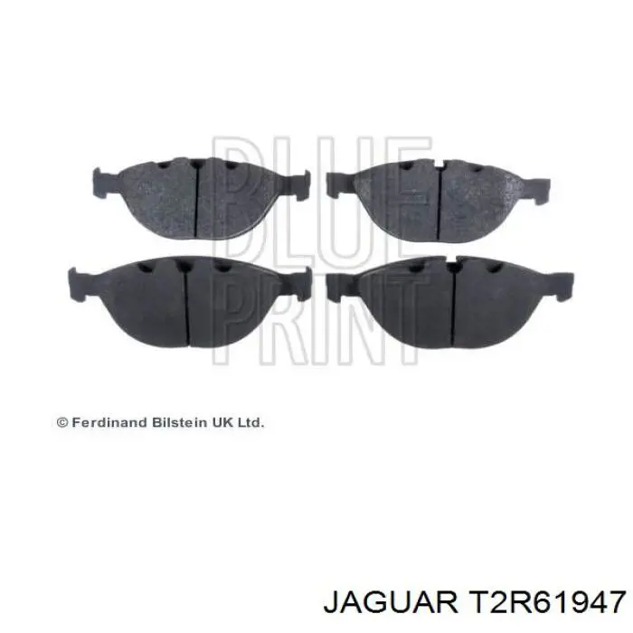 Передні тормозні колодки T2R61947 Jaguar
