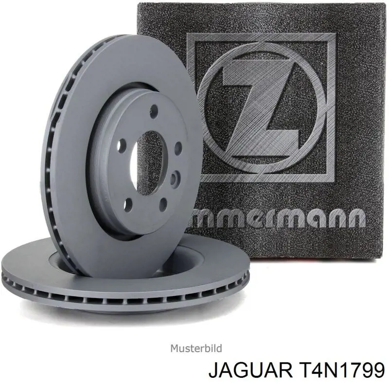 Диск переднього гальма Jaguar T4N1799 ціна, від 80.41 USD