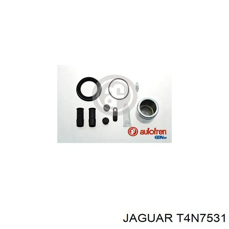 T4N7531 Jaguar Супорт гальмівний, передній, лівий